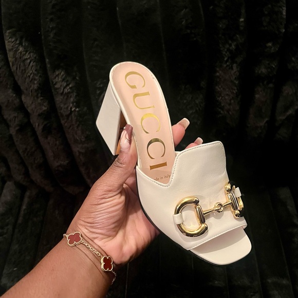 Gucci Leather Mules - Picture 1 of 6